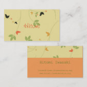 hitomi iwasaki 岩崎仁美 名刺 (正面/裏面)