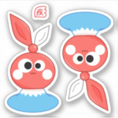 【HiTs】Mascot Character にぽくん Nipo kun Sticker - ① シール (正面)