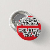 HITSquadのロゴ 缶バッジ (正面&裏面)