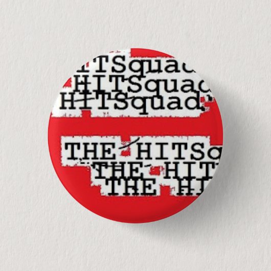 HITSquadのロゴ 缶バッジ (正面)