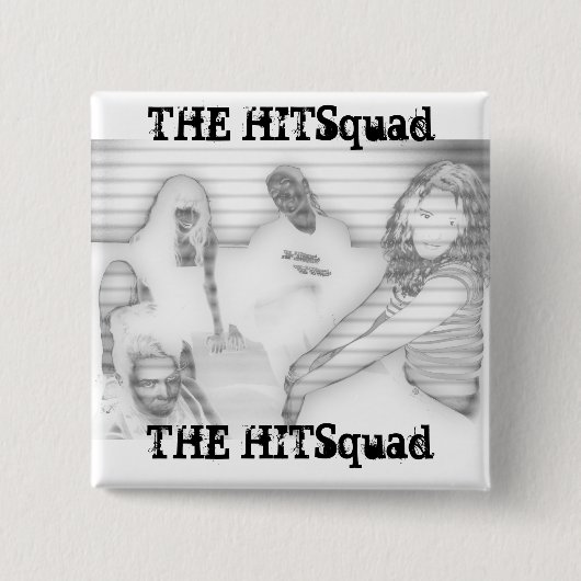 Hitsquadの女性:  Gris 缶バッジ (正面)
