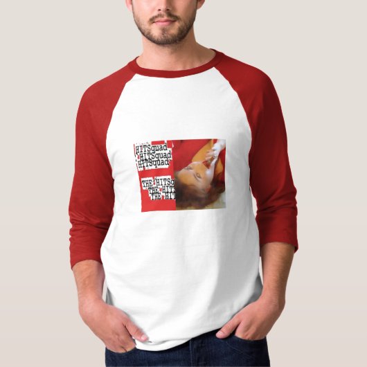 Hitsquadジャージーメンズ Tシャツ (正面)