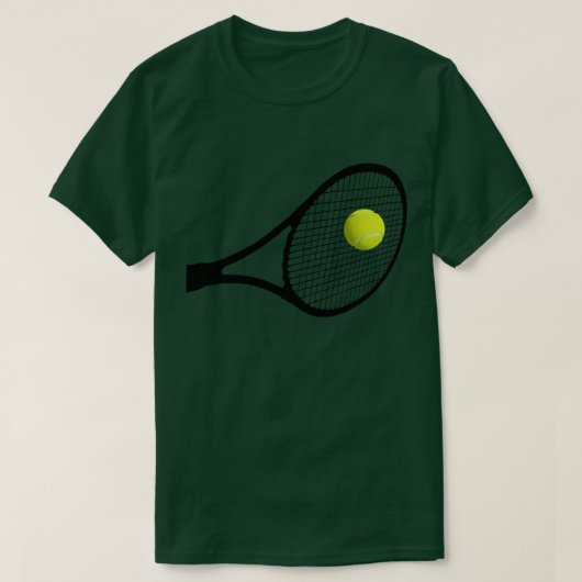 Hitting A Tennis Ball Tシャツ (デザイン正面)
