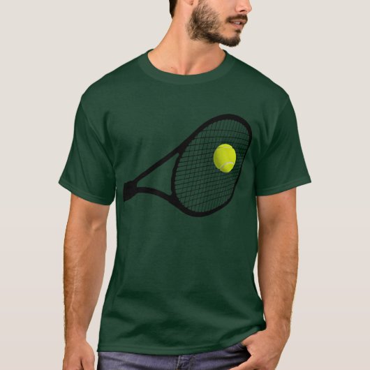 Hitting A Tennis Ball Tシャツ (正面)