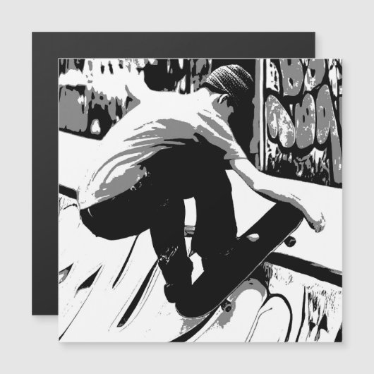 Hitting the Ramp - Skateboarder (正面/裏面)