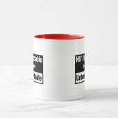 HIVの検出不可能はHIVの送信不能に等しい マグカップ (中央)