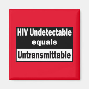 HIVの検出不可能はHIVの送信不能に等しい マグネット