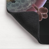 HIVの細胞の構造 マウスパッド (コーナー)