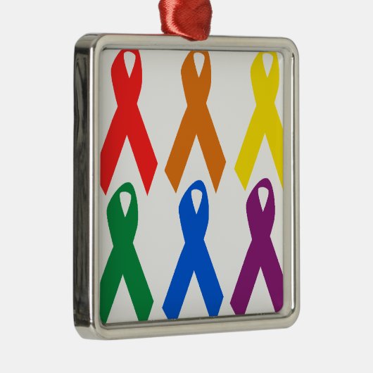 HIVの認識度/エイズの認識度 メタルオーナメント (右)