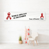 HIVは啓蒙活動|を個人化なります助けます 横断幕 (インサイチュ)