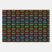 HIVへの偏見に声を上げよう - エイズ啓発 ラッピングペーパーシート (正面3)