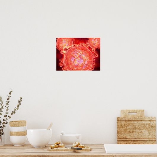 HIVウイルス群1 ポスター (キッチン)