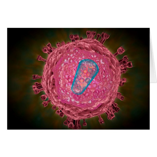 HIVウイルス群2 (正面横)