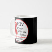 HIVエイズ世界日診断 コーヒーマグカップ (正面左)