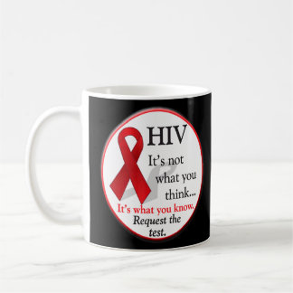 HIVエイズ世界日診断 コーヒーマグカップ