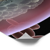 HIV細胞の構造 ポスター (角)