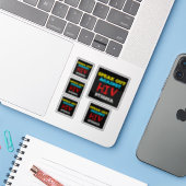 HIV話への偏見に対する対策 – AIDS認識度 シール (ノートパソコンとiPhone)