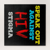 HIV話への偏見に対する対策 – AIDS認識度 ジグソーパズル (横)