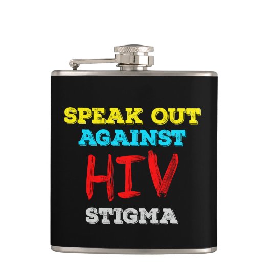 HIV話への偏見に対する対策 – AIDS認識度 フラスク (正面)