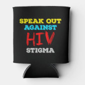 HIV話への偏見に対する対策 – AIDS認識度 缶クーラー (正面)
