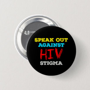 HIV話への偏見に対する対策 – AIDS認識度 缶バッジ