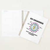 HIV認識度がレトロウイルスの理解を開始 プランナー手帳 (ディスプレー)