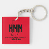 HIV近代化ムーブメント・インディアナ キーホルダー (裏面)