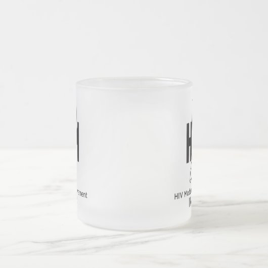 HIV近代化ムーブメント・インディアナ フロストグラスマグカップ (中央)