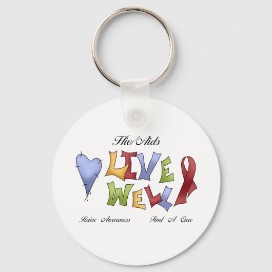 HIV/エイズ認識度 キーホルダー (正面)