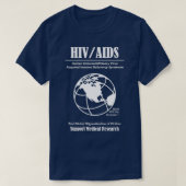 HIV AIDS Awareness Tシャツ (デザイン正面)