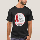 HIV Aids World Day Diagnosis Tシャツ (正面)