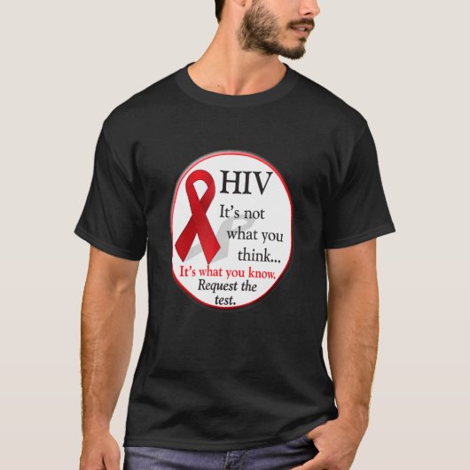 HIV Aids World Day Diagnosis Tシャツ (正面)