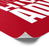 HIV HIVのHIV支持者 ポスター (角)