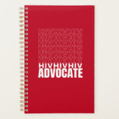 HIV HIV HIV 擁護者 プランナー手帳 (正面)