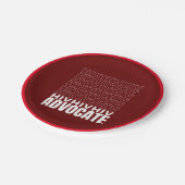 HIV HIV HIV 擁護者 ペーパープレート (アングル)