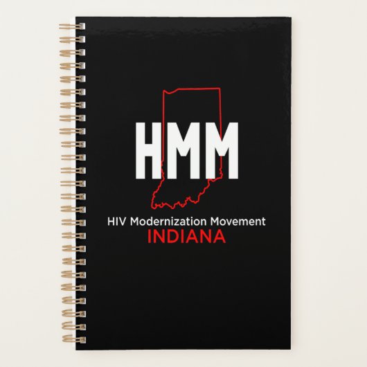 HIV Modernization Movement Indiana プランナー手帳 (正面)