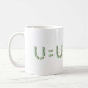 HIV - U=U (検出不可=送信不可) コーヒーマグカップ