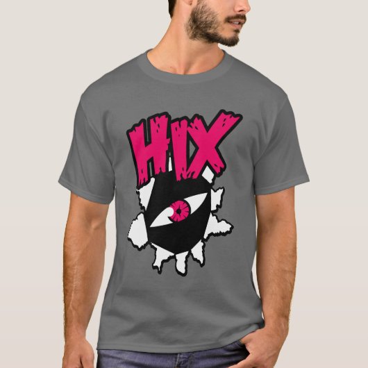 HIXの"つきまとう目"のTシャツ Tシャツ (正面)