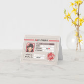 HJストーリーラブ許可 – 女の子 カード (黄色い花)