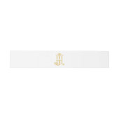 HJモノグラムまたはJHモノグラム腹部バンド 招待状ベリーバンド (フラット)