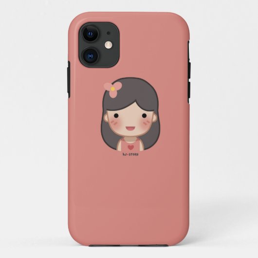 HJ物語の男の子のIphone 5/Sの例 Case-Mate iPhoneケース (裏面)