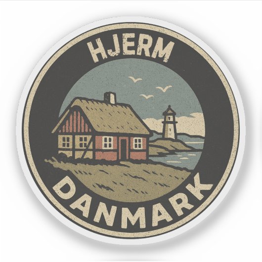 Hjerm, デンマーク デンマーク シール (正面)