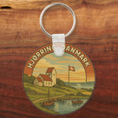 Hjørring Denmark Church キーホルダー (裏面)