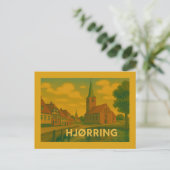 Hjørring Denmark Church ポストカード (スタンド正面)