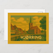 Hjørring Denmark Church ポストカード (正面/裏面)