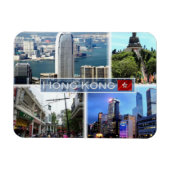 HK香港 – 天タンブッダ –  マグネット (横)