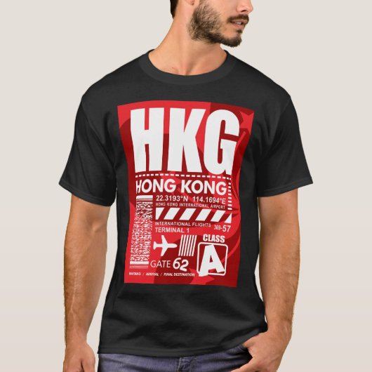 HKG香港空港 Tシャツ (正面)