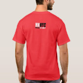 HKNYCのロゴのワイシャツ Tシャツ (裏面)