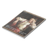 HLメンケングラフィック&引用文オンジャッジ ノートパッド (回転)