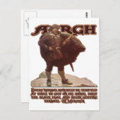 HLメンケン引用文と…アーッ！ ポストカード (正面/裏面)